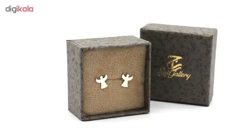 گوشواره نقره گالری ساج طرح فرشته