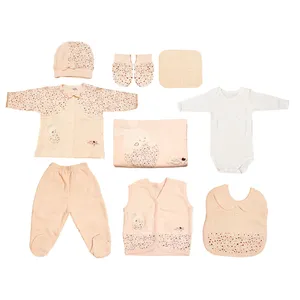 ست لباس نوزادی گایه مدل 607 Pink