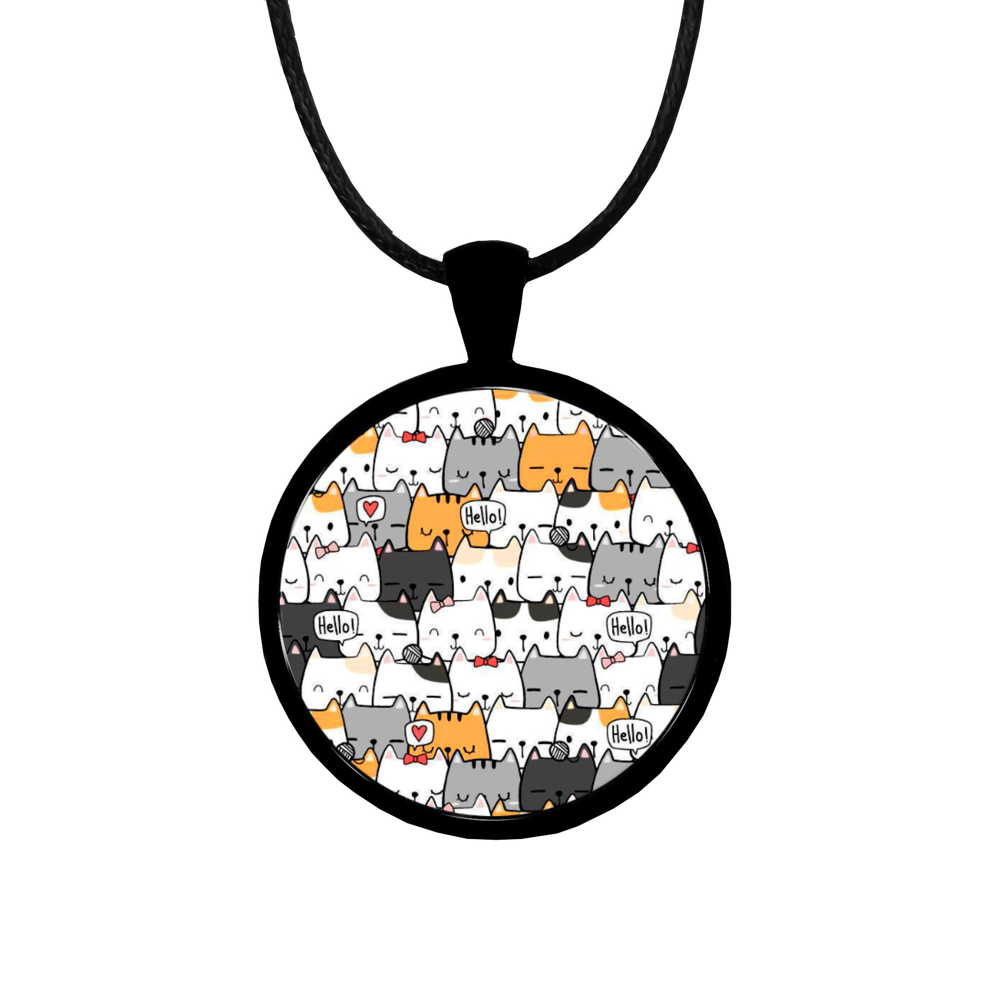 گردنبند دخترانه مدل گربه کد GR-2003