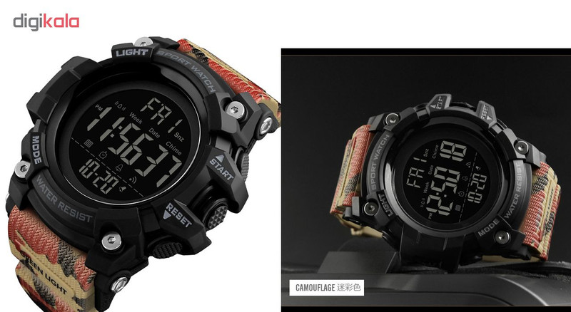 ساعت مچی دیجیتال مردانه اسکمی مدل 1384 ساعت مچی دیجیتال مردانه اسکمی مدل 1384