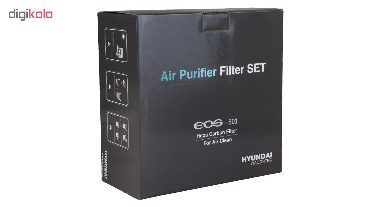 فیلتر های یدکی تصفیه هوا هیوندای واکورتک مدل EOS-501D