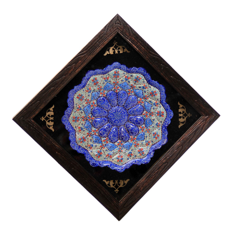 تابلو بشقاب میناکاری کد 6-10088