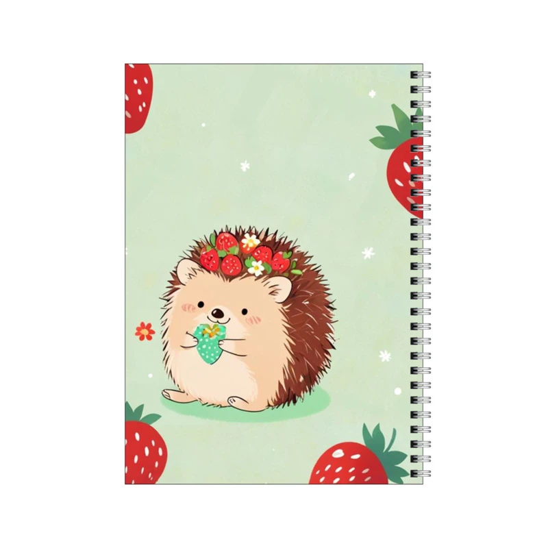 دفتر مشق 80 برگ بامبیلیپ طرح جوجه تیغی و توت فرنگی فانتزی کد 1391440