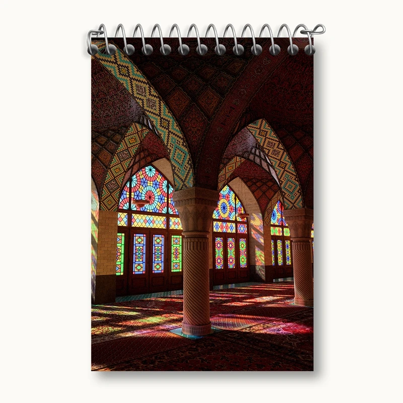 دفتر یادداشت 50 برگ خندالو مدل مسجد نصیرالملک شیراز کد F1132