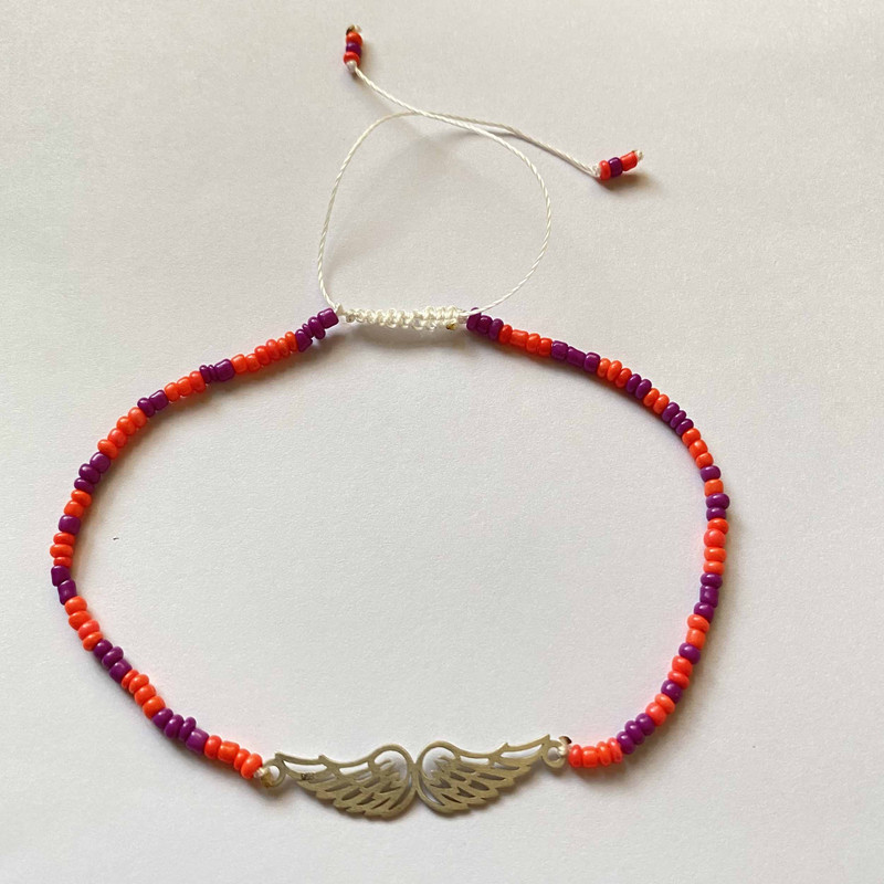 پابند نقره زنانه مدل بال فرشته پابند نقره زنانه مدل بال فرشته