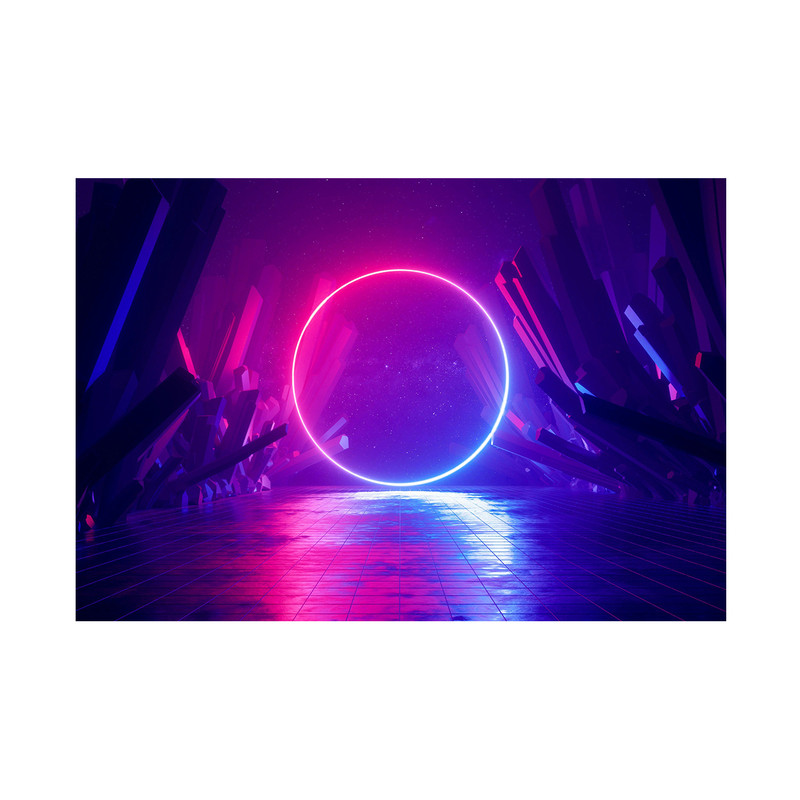 تابلو شاسی مدل بلک لایت نئون As1287