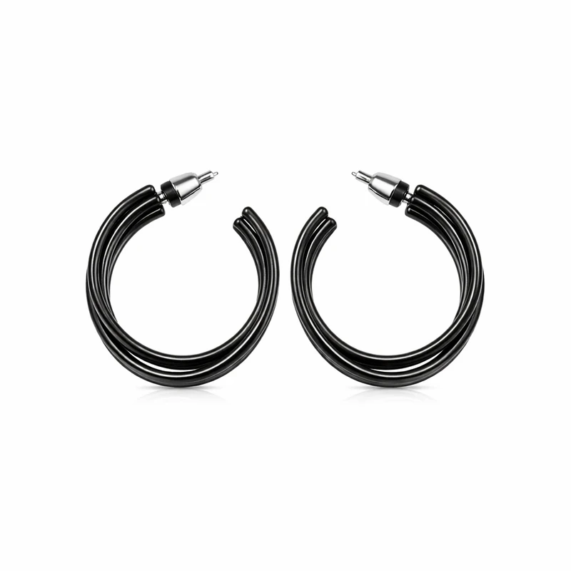 گوشواره حلقه‌ای زنانه مدل اسپورت