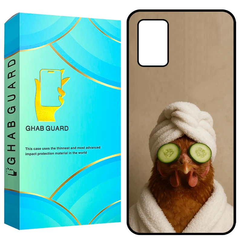 کاور قاب گارد طرح مرغ اسپا مدل GCHPA03S مناسب برای گوشی موبایل سامسونگ Galaxy A02s / M02s / A03s 