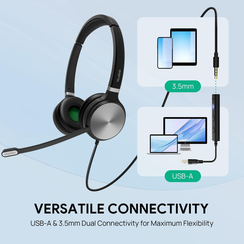 هدست تلفن یالینک مدل UH36 Dual