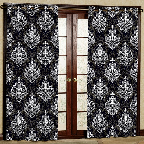 پرده مدل مخمل پانچی کد 7628 سایز 280x140 سانتی متر