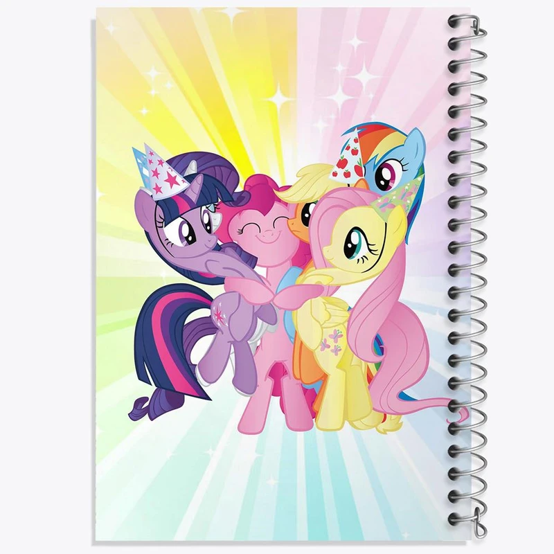 دفتر شطرنجی 50 برگ خندالو طرح اسب پونی کد 24870