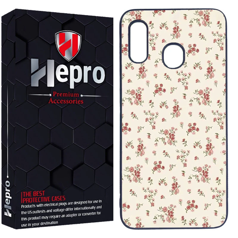 کاور هپرو طرح گل کد Dimo-822 مناسب برای گوشی موبایل سامسونگ Galaxy A20/A30