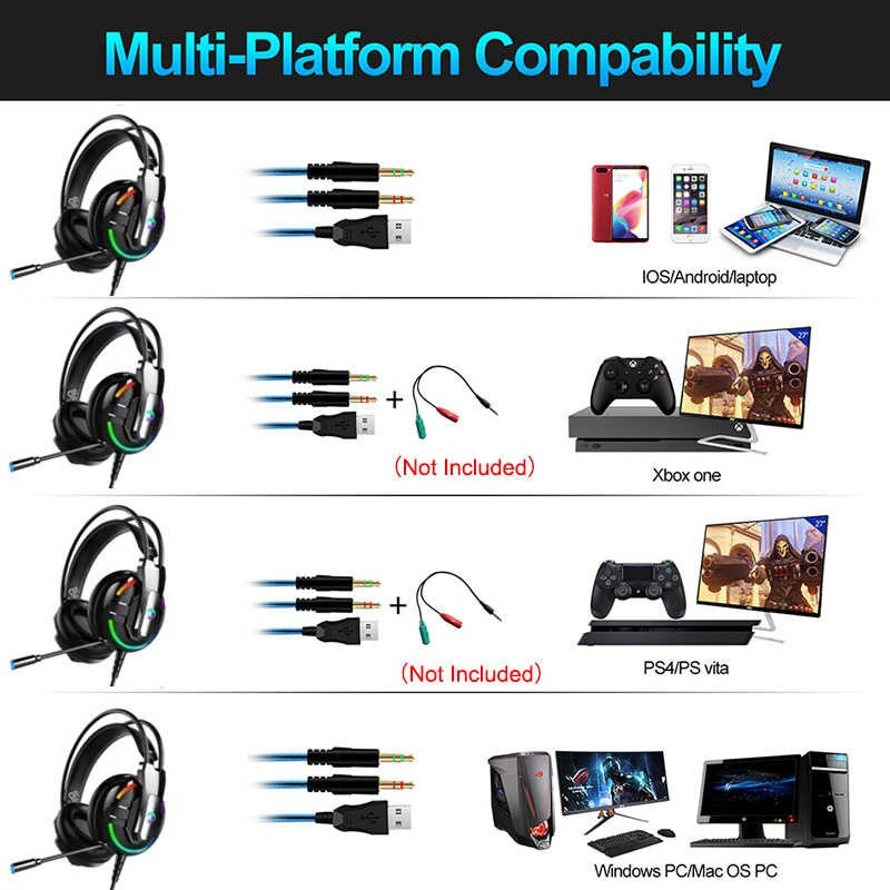 هدست مخصوص بازی مدل RGB-A18