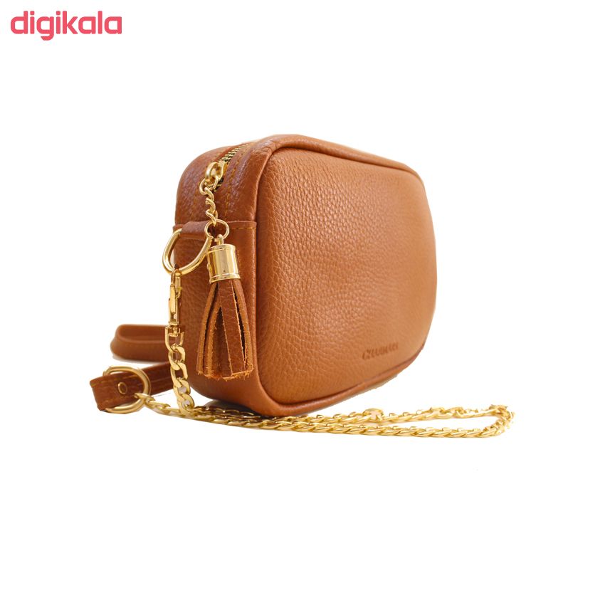 کیف دوشی زنانه چرم آرا مدل d059 main 1 7