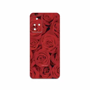 MAHOOT Red-Flower Cover Sticker for Infinix Zero X