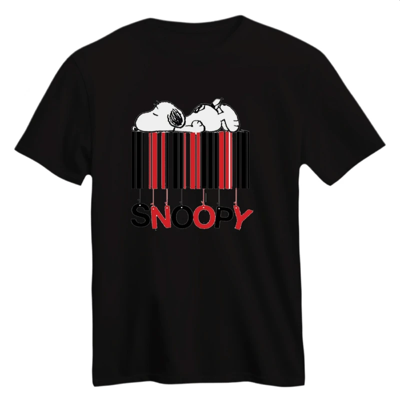 تی شرت آستین کوتاه زنانه مدل اسنوپی کد 65