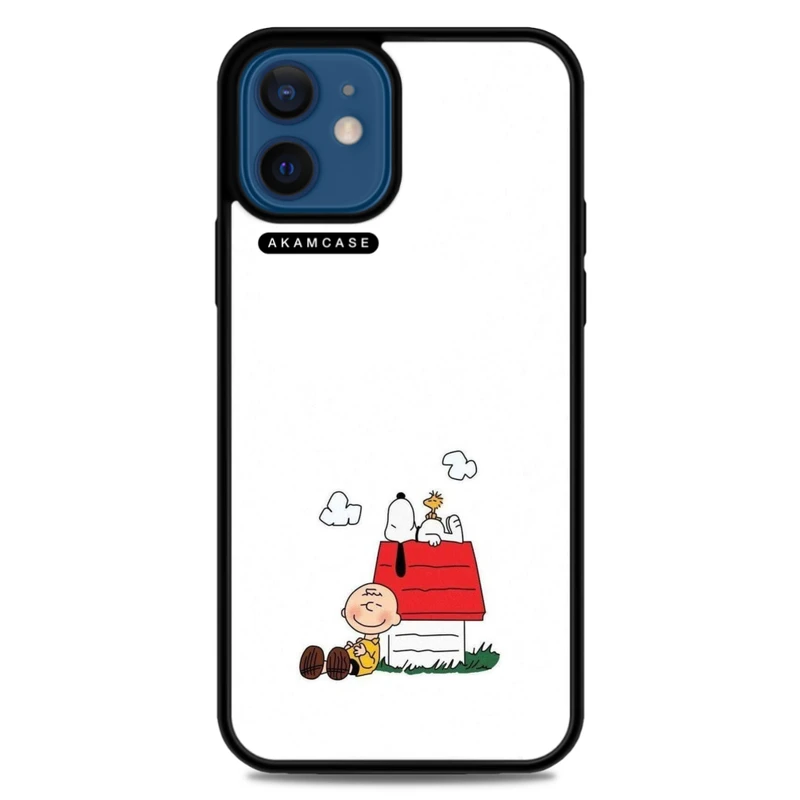 کاور آکام مدل AMC-WA12M-SNOOPY-32 مناسب برای گوشی موبایل اپل iPhone 12 Mini