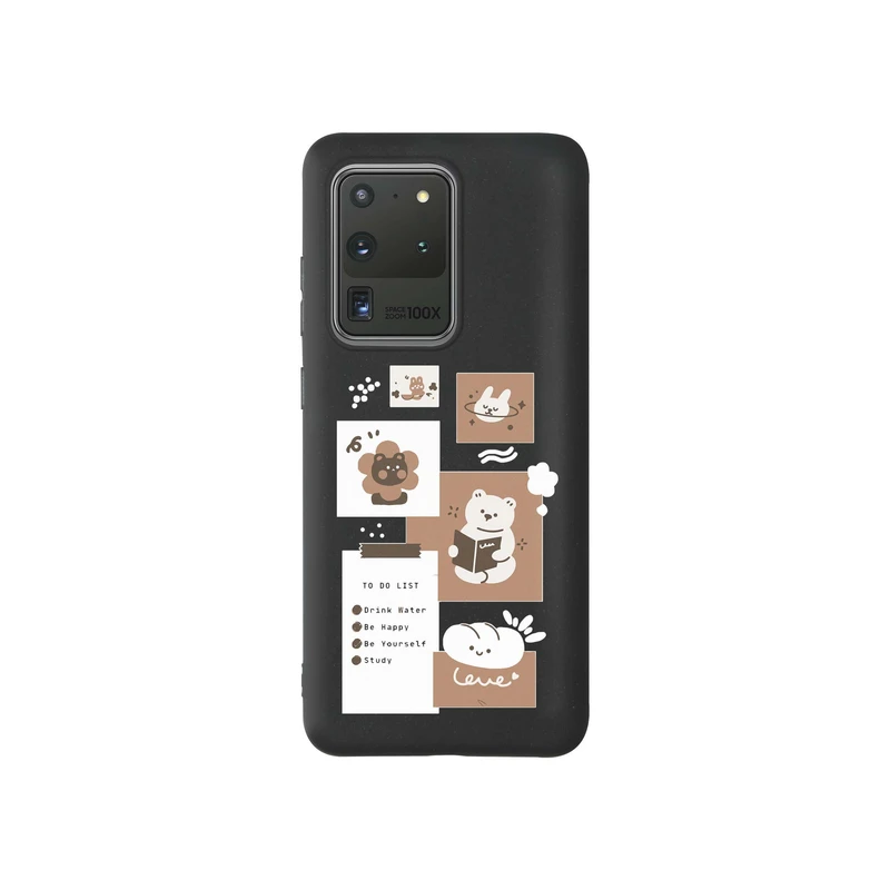 کاور قاب گارد طرح روزمرگی خرس کد f8141 مناسب برای گوشی موبایل سامسونگ Galaxy S20 Ultra