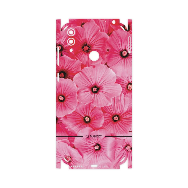 برچسب پوششی ماهوت مدل Pink-Flower-FullSkin  مناسب برای گوشی موبایل آنر 8C