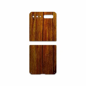MAHOOT Orange-Wood Cover Sticker for Samsung Galaxy Z Flip