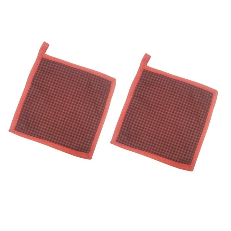 دستگیره قابلمه مدل چهارخونه کد 700بسته 2 عددی