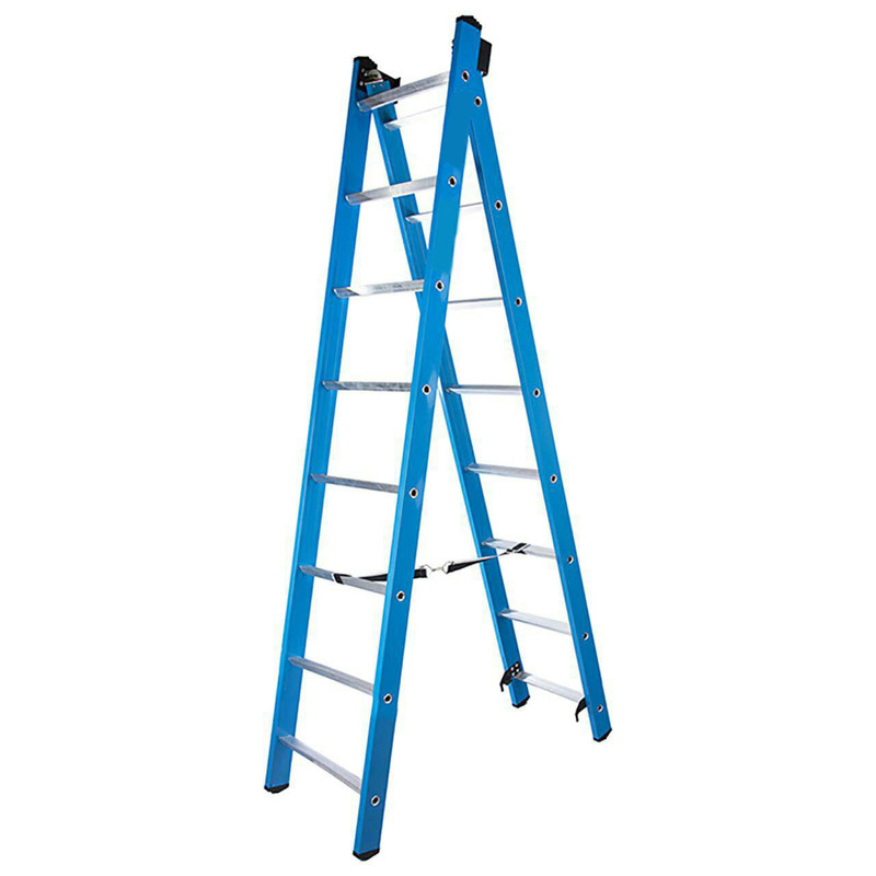 نردبان شانزده پله مدل استرانگ پله تخت کد 216