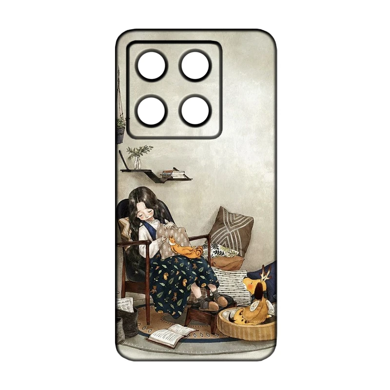 کاور طرح دخترانه کد 274 مناسب برای گوشی موبایل شیائومی 14T