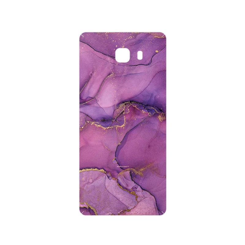 برچسب پوششی ماهوت مدل Purple Marble مناسب برای گوشی موبایل سامسونگ Galaxy C9 Pro