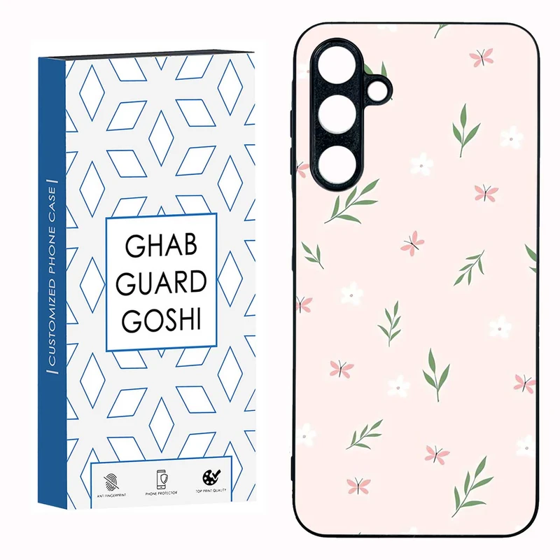 کاور قاب گارد گوشی طرح گل صورتی کد TPU-056 مناسب برای گوشی موبایل سامسونگ GALAXY A16