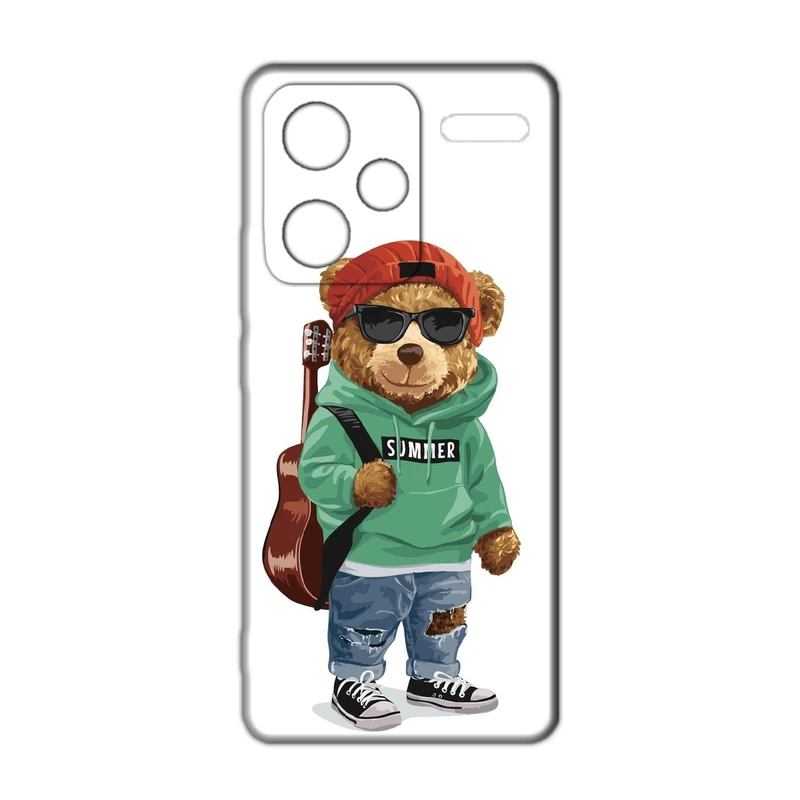 کاور مدل خرس کد 042 مناسب برای گوشی موبایل شیائومی Redmi Note 13 Pro Plus