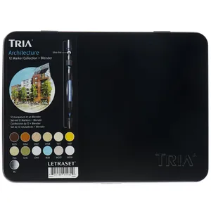 ماژیک حرفه ای 12 رنگ لتراست مدل Tria Architecture