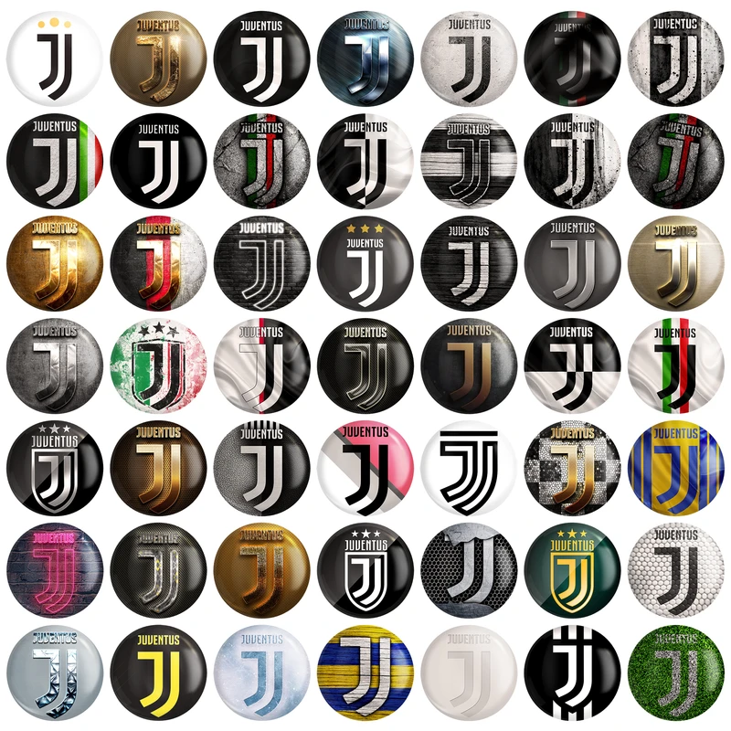 مگنت خندالو مدل باشگاه یوونتوس کد 121 مجموعه 49 عددی