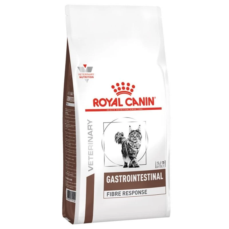 غذای خشک گربه رویال کنین مدل GASTROINTESTINAL FIBRE وزن 2 کیلوگرم