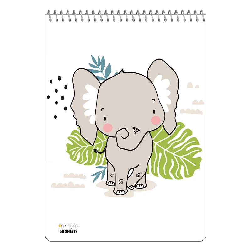 دفتر نقاشی 50 برگ سیمی کارنیکا طرح کودکان Kids کد 83676