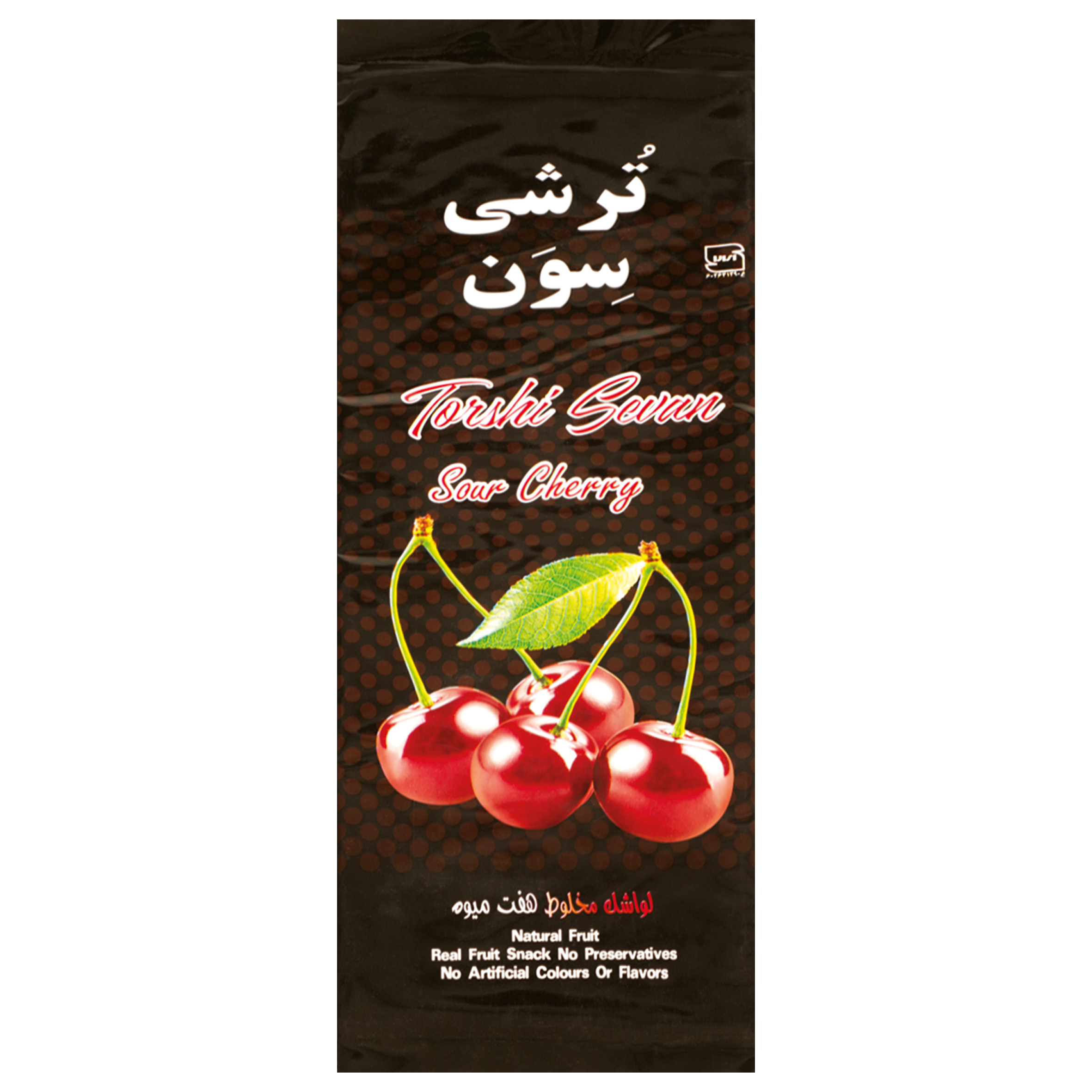 لواشک مخلوط هفت میوه آلبالو - 25 گرم بسته 20 عددی
