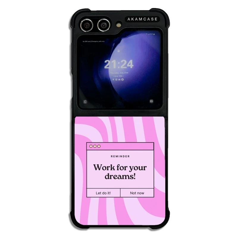 کاور آکام مدل AMC-WSGZFLIP5-PINK-3 مناسب برای گوشی موبایل سامسونگ Galaxy Z Flip 5