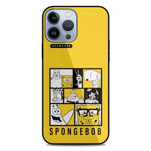 AKAM AMC-WA13PROMAX-SPONGE BOB3 Cover For Apple iPhone 13 Pro Max