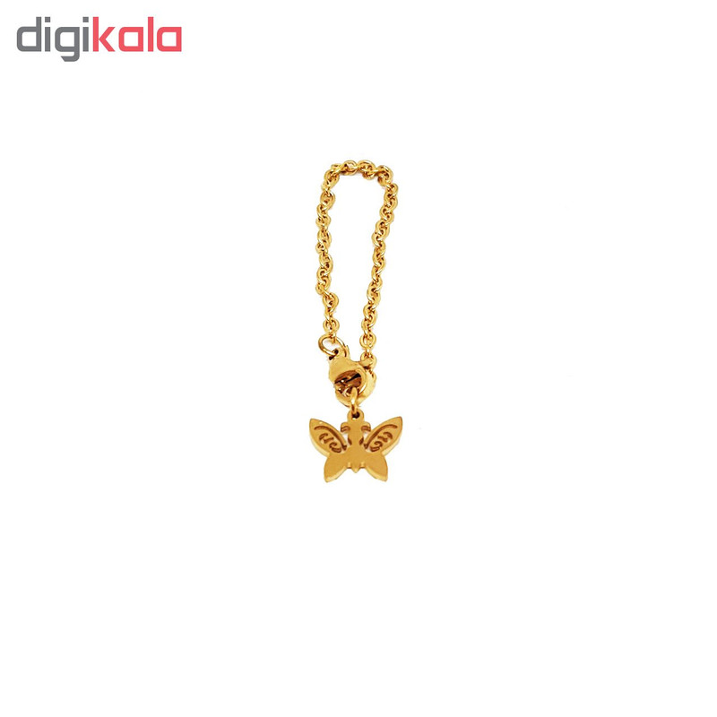 آویز ساعت طرح پروانه کد 069