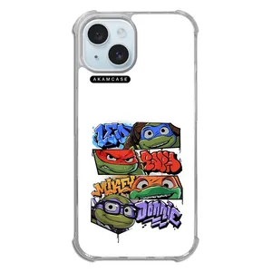 AKAM AMC-WTA15-NINJA TURTLES11 Cover For Apple iPhone 15