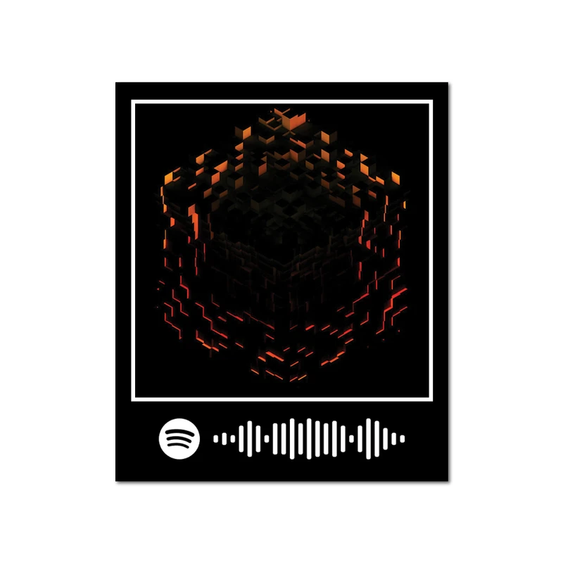 استیکر لپ تاپ مدل موسیقی طرح minecraft کد 2037