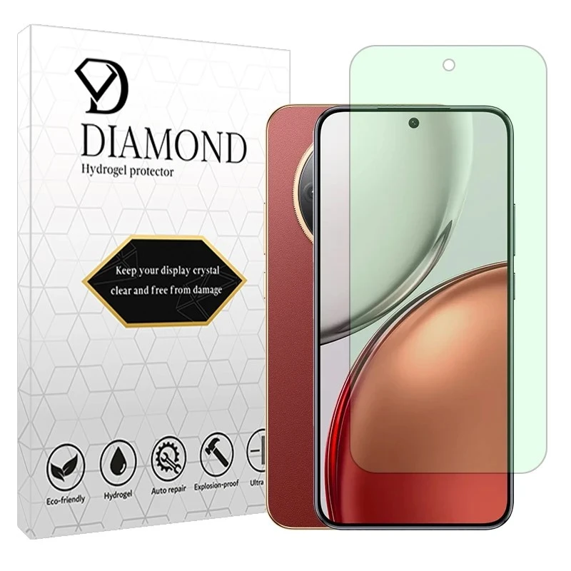 محافظ صفحه نمایش آنتی گرین دیاموند مدل هیدروژلی مناسب برای گوشی موبایل آنر X9d