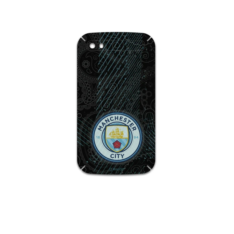 برچسب پوششی ماهوت مدل Manchester-City مناسب برای گوشی موبایل بلک بری Classic