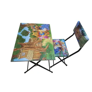 میز تحریر و صندلی تاشو شهریار طرح خرس پو