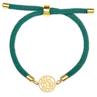 دستبند طلا 18 عیار زنانه فرشته مدل گل WBLAGB-000036