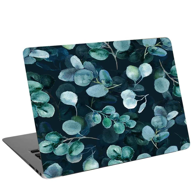استیکر لپ تاپ طرح BLUE Leaves کد cl-421مناسب برای لپ تاپ 15.6 اینچ