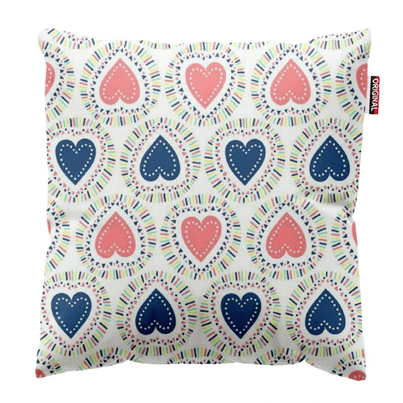   کوسن پاد آفرین طرح قلب کد 3347 سایز 30*30 سانتی متر