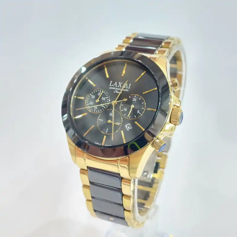 ست ساعت مچی عقربه ای زنانه و مردانه لاکسمی مدل 8556-6