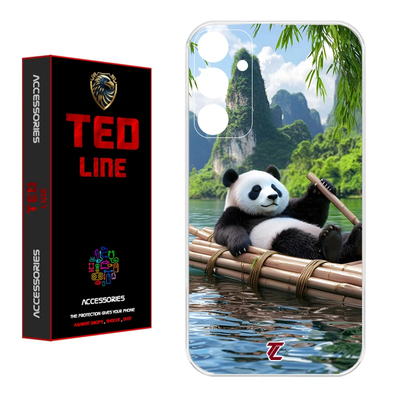 کاور تدلاین طرح پاندا کد 1162 مناسب برای گوشی موبایل سامسونگ Galaxy A05S