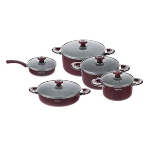 سرویس پخت و پز 10 پارچه کاج تفلون مدل Ceramica