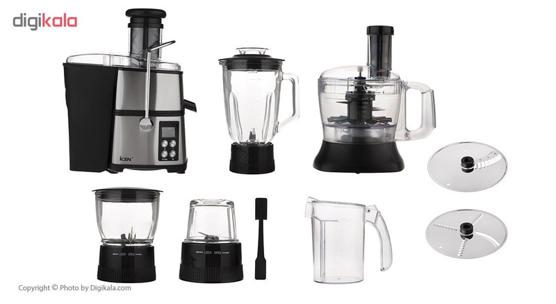 غذاساز و آبمیوه گیری 5 کاره ایسن مدل J288